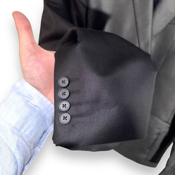 NWT Zara Men’s Shiny Tuxedo Jacket Sz Size 40 - Picture 7 of 9